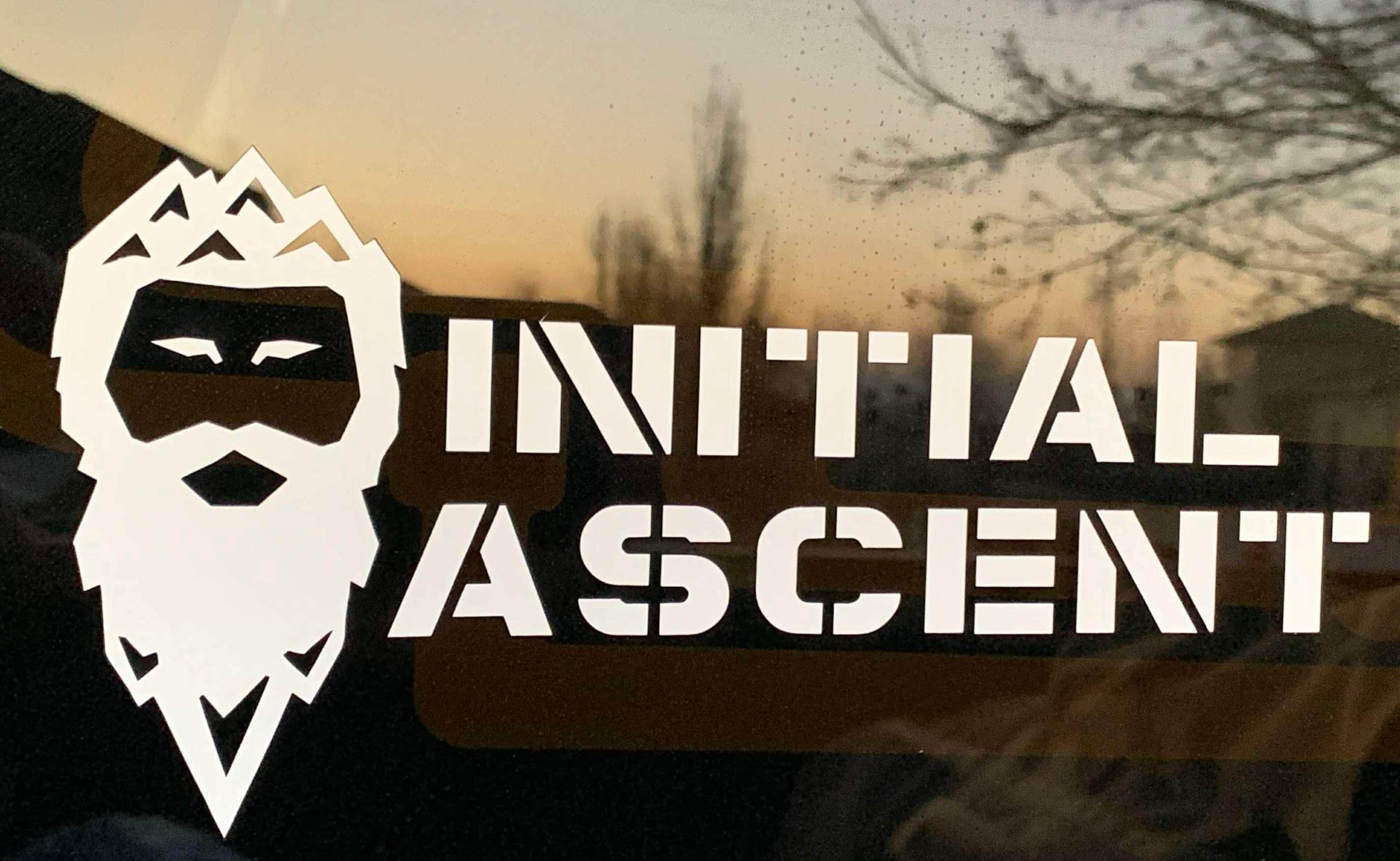 Initial Ascent Window Decal