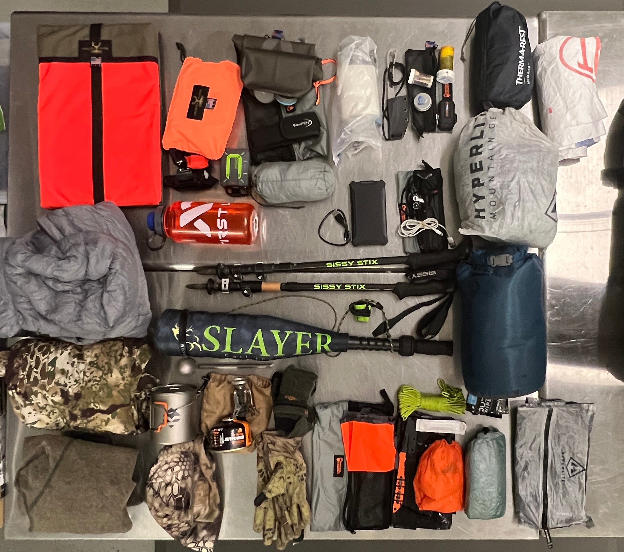 2023 Archery Elk Gearlist (4 days + 4 days)