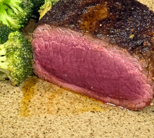 Perfect Elk Steak in a Stainless Pan?