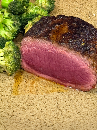 Perfect Elk Steak in a Stainless Pan?