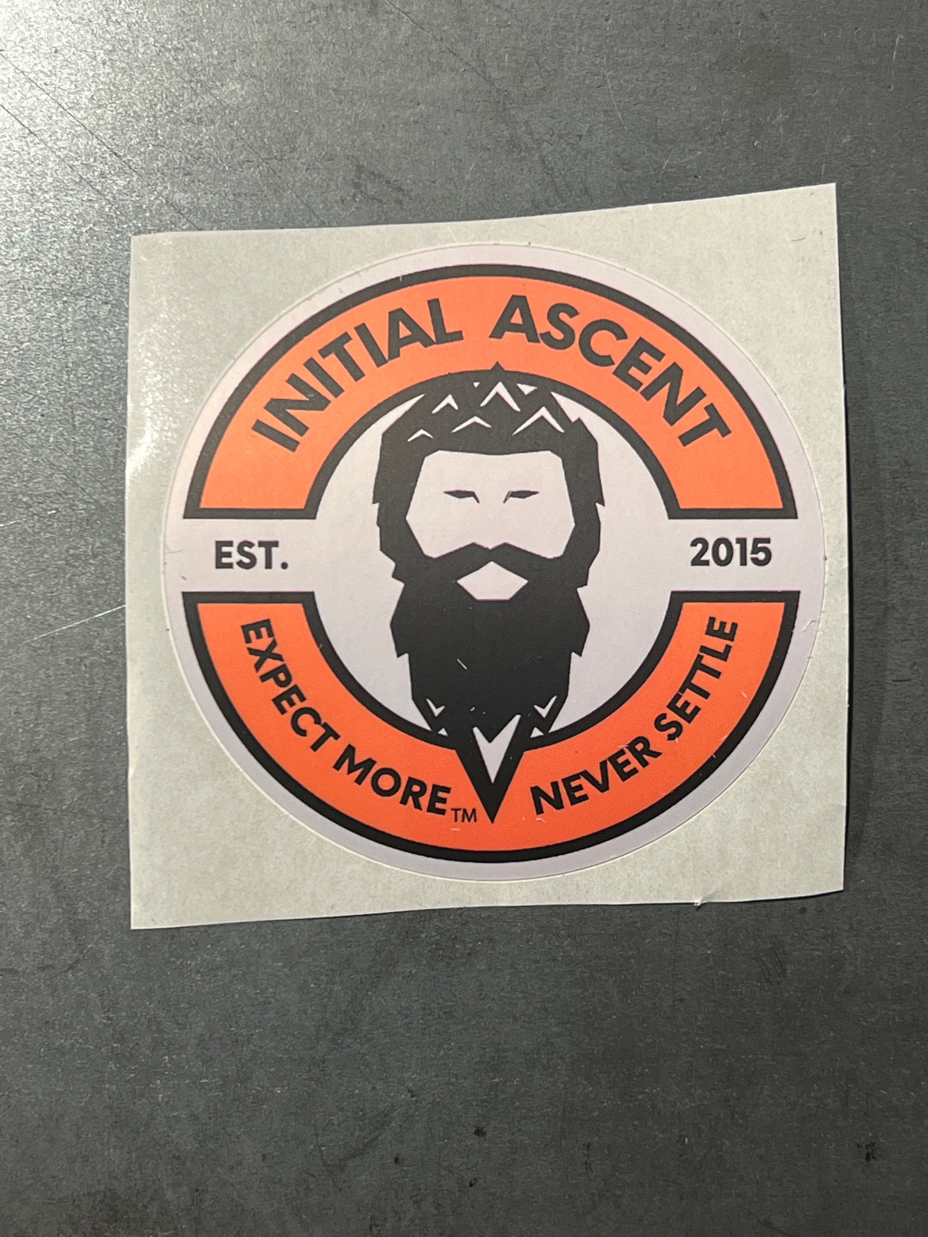 Initial Ascent Circle Logo Decal